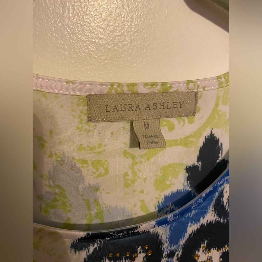 Laura Ashley Short Sleeve Top, M - Picture 4 of 5